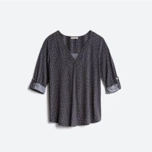 Roll Tab Knit Top